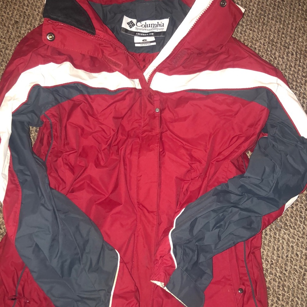 Women’s large Columbia zip up jacket